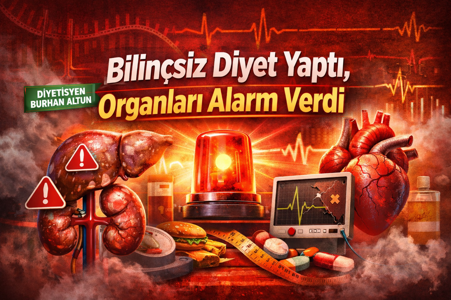 Bilinçsiz Diyet Yaptı, Organları Alarm Verdi
